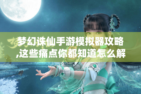 梦幻诛仙手游模拟器攻略,这些痛点你都知道怎么解决吗?