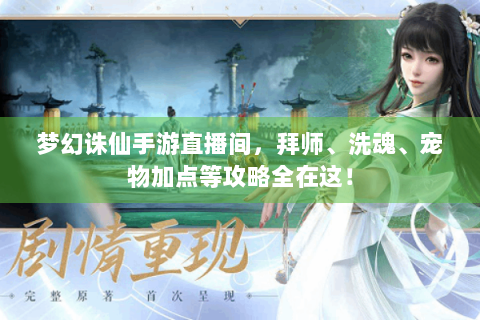 梦幻诛仙手游直播间，拜师、洗魂、宠物加点等攻略全在这！