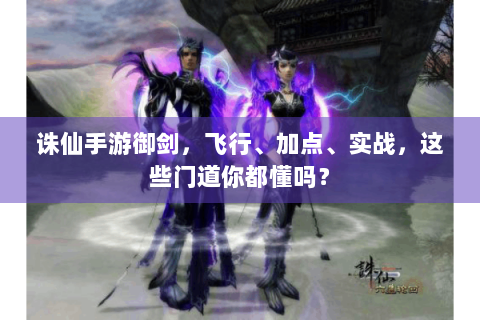 诛仙手游御剑，飞行、加点、实战，这些门道你都懂吗？