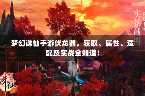 梦幻诛仙手游伏龙鼎，获取、属性、适配及实战全知道！