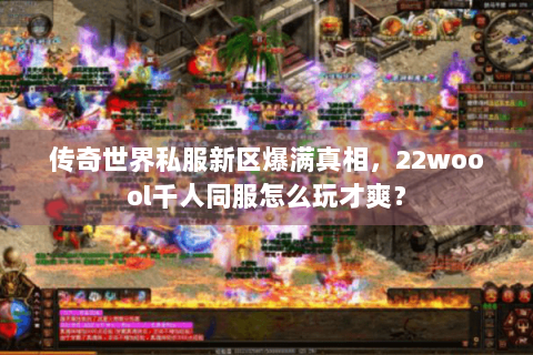 传奇世界私服新区爆满真相，22woool千人同服怎么玩才爽？