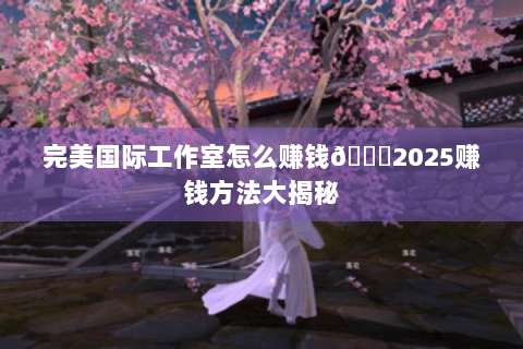 完美国际工作室怎么赚钱😎2025赚钱方法大揭秘