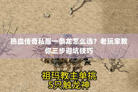热血传奇私服一条龙怎么选？老玩家教你三步避坑技巧