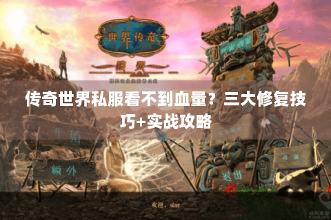 传奇世界私服看不到血量？三大修复技巧+实战攻略