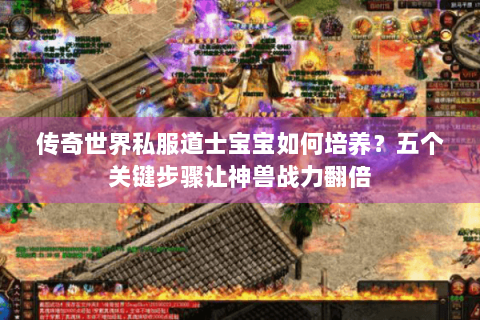传奇世界私服道士宝宝如何培养？五个关键步骤让神兽战力翻倍