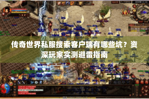 传奇世界私服搜索客户端有哪些坑？资深玩家实测避雷指南