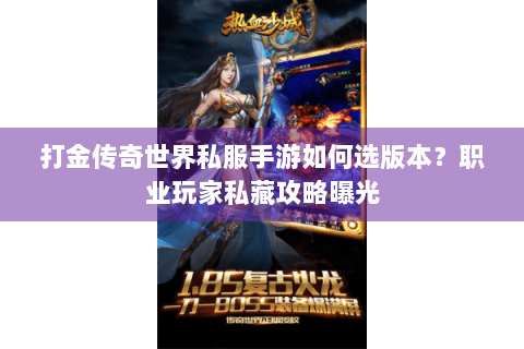 打金传奇世界私服手游如何选版本？职业玩家私藏攻略曝光