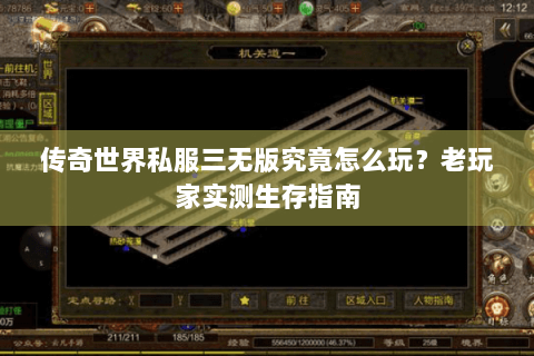传奇世界私服三无版究竟怎么玩？老玩家实测生存指南