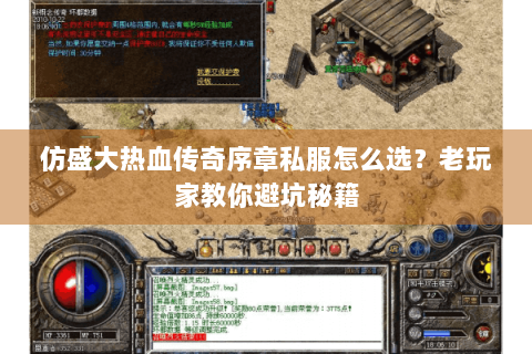 仿盛大热血传奇序章私服怎么选？老玩家教你避坑秘籍