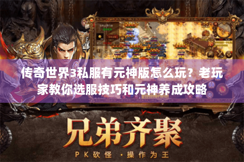 传奇世界3私服有元神版怎么玩？老玩家教你选服技巧和元神养成攻略
