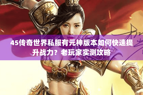 45传奇世界私服有元神版本如何快速提升战力？老玩家实测攻略