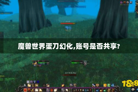 魔兽世界蛋刀幻化,账号是否共享?