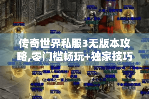 传奇世界私服3无版本攻略,零门槛畅玩+独家技巧揭秘