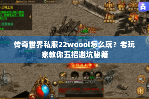 传奇世界私服22woool怎么玩？老玩家教你五招避坑秘籍