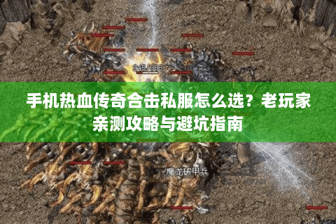 手机热血传奇合击私服怎么选？老玩家亲测攻略与避坑指南