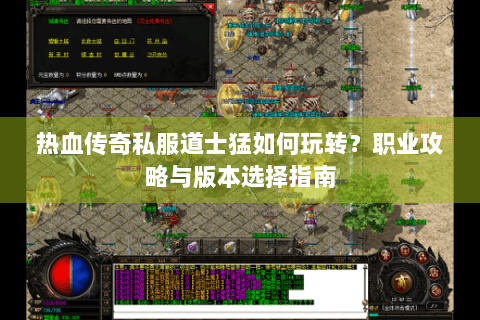 热血传奇私服道士猛如何玩转？职业攻略与版本选择指南