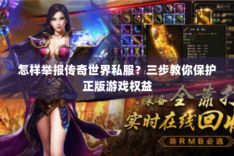 怎样举报传奇世界私服？三步教你保护正版游戏权益