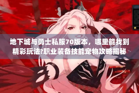 地下城与勇士私服70版本，哪里能找到精彩玩法?职业装备技能宠物攻略揭秘