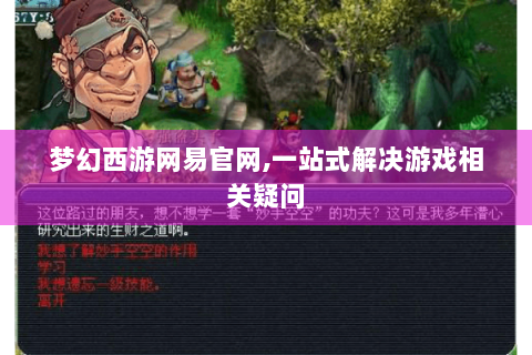 梦幻西游网易官网,一站式解决游戏相关疑问