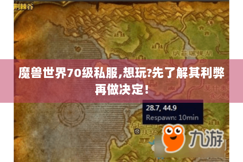 魔兽世界70级私服,想玩?先了解其利弊再做决定！