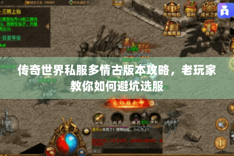 传奇世界私服多情古版本攻略，老玩家教你如何避坑选服