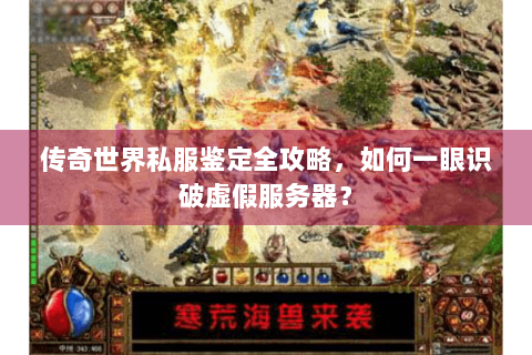 传奇世界私服鉴定全攻略，如何一眼识破虚假服务器？