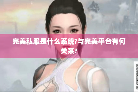 完美私服是什么系统?与完美平台有何关系?