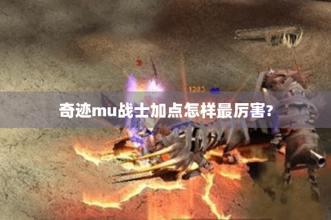 奇迹mu战士加点怎样最厉害?