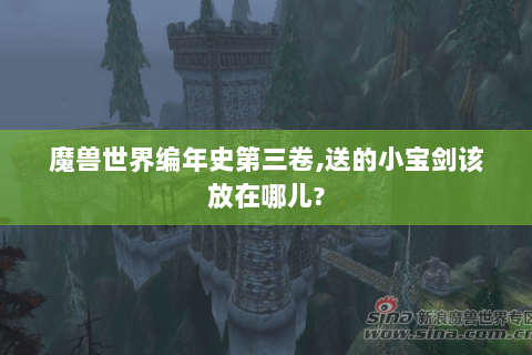魔兽世界编年史第三卷,送的小宝剑该放在哪儿?