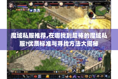 魔域私服推荐,在哪找到超棒的魔域私服?优质标准与寻找方法大揭秘