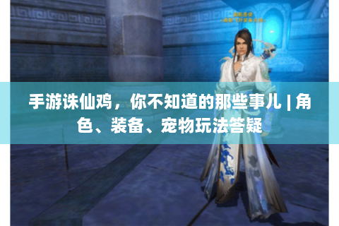 手游诛仙鸡，你不知道的那些事儿 | 角色、装备、宠物玩法答疑