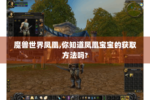 魔兽世界凤凰,你知道凤凰宝宝的获取方法吗?