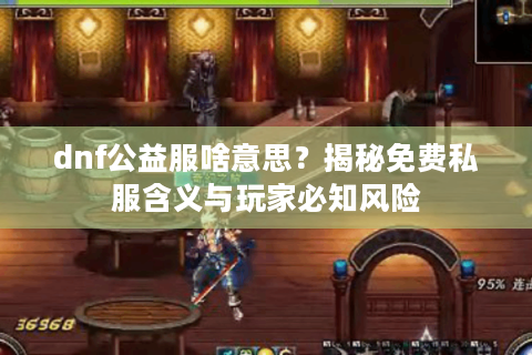dnf公益服啥意思？揭秘免费私服含义与玩家必知风险