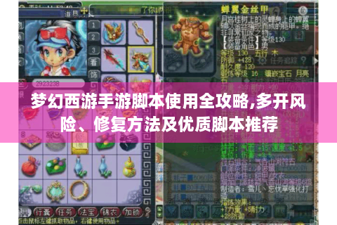 梦幻西游手游脚本使用全攻略,多开风险、修复方法及优质脚本推荐