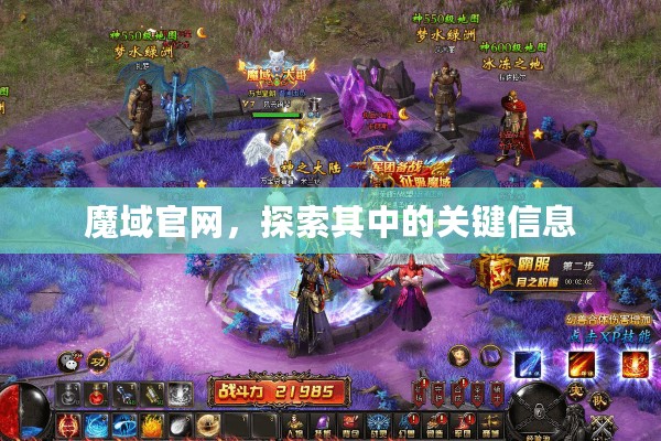 魔域官网,探索其中的关键信息