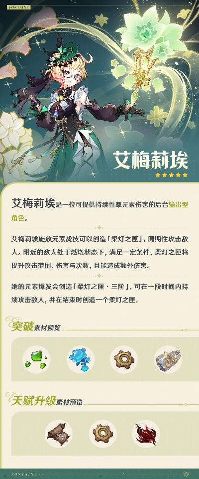 《原神》新角色艾梅莉埃技能揭秘:独家解析! 《原神》新角色艾梅莉埃技能揭秘:独家解析!