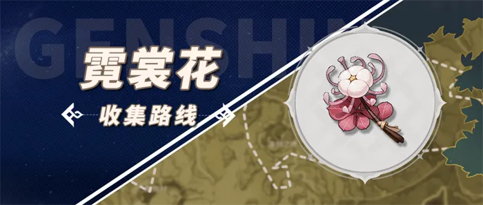 《原神》霓裳花高效采集攻略：快速路线揭秘！