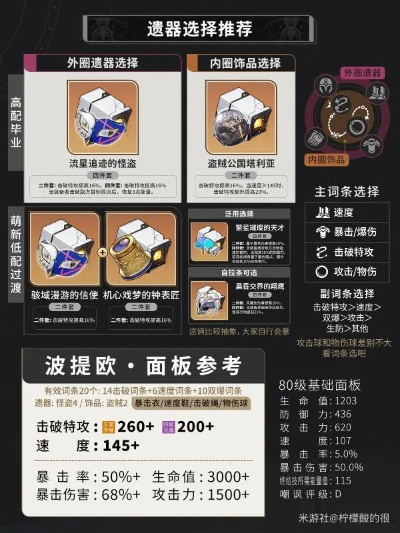 《崩坏星穹铁道》波提欧培养秘籍：技能解析+最佳装备与阵容搭配