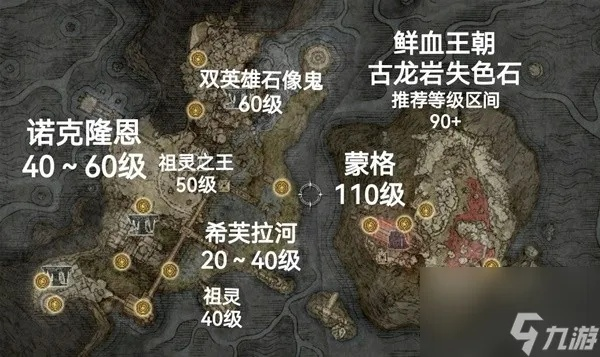 《艾尔登法环》全地图区域推荐等级攻略，轻松升级！