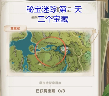 《原神》4.3秘宝迷踪第一天宝藏揭秘：寻宝攻略大公开