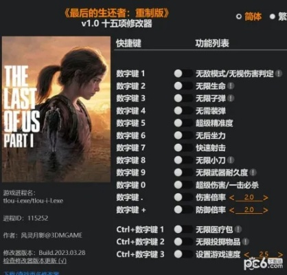 《最后生还者》v1.0-v1.1.1风灵月影修改器:26项独家升级,体验极致游戏! 《最后生还者》v1.0-v1.1.1风灵月影修改器:26项独家升级,体验极致游戏!