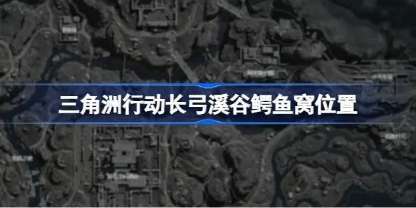三角洲行动鳄鱼窝：最新神秘点位揭秘！